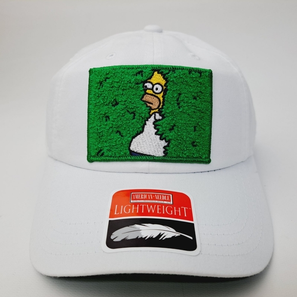 Homer Hedge Patch American Needle Baseball Hat Retro Vintage Style Simpsons Cap - Picture 2 of 7